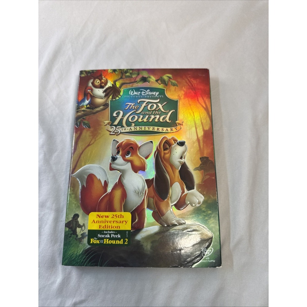 Disney's The Fox and the Hound DVD, 2006 25th Anniversary Edition with Slipcover
